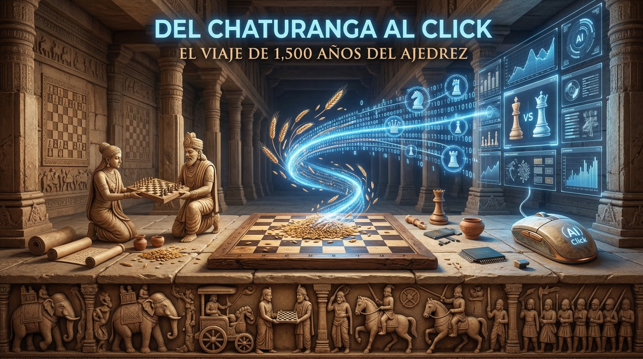 Del Chaturanga al Click: El Viaje de 1,500 Años del Ajedrez