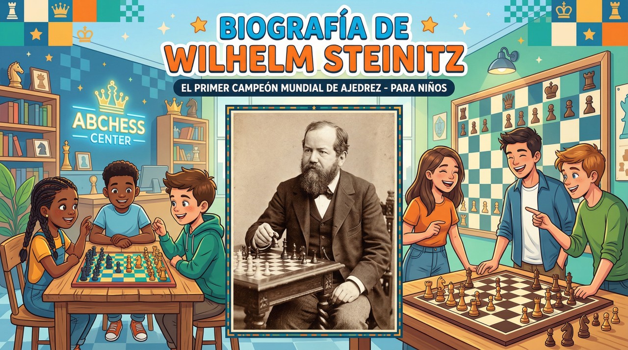 Conoce a Wilhelm Steinitz: ¡El Primer Rey del Ajedrez! ♔